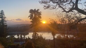 Lisa LoCicero Instagram - Sun rising on her big day..You got this!! #eclipse #silverlake