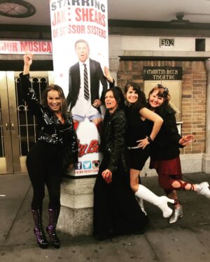 Lisa Moretti Instagram - @MorettiIvory @kinkybootsbway with #sji #NYC @jakeshears #Girlpower