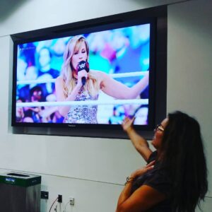 Lisa Moretti Instagram - @LilianGarcia is a true pro! #WRESTLEMANIA
