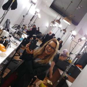 Lisa Moretti Instagram - 8am Glam Squad prepare for take-off...or, put-on!!