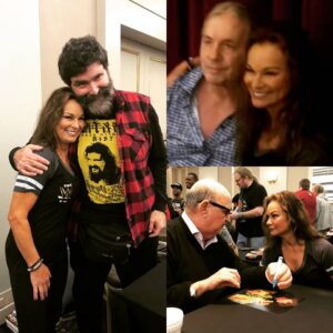 Lisa Moretti Instagram - So great to see friends @The BigEvent2018 #mickfoley #brethart #meangene