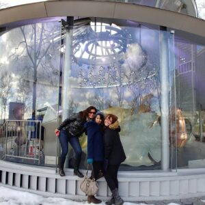 Lisa Moretti Instagram - @lisamorettiofficial @daniniichel @carolynspanierhudson @libbewh_ojara #NYC #Girlpower #SJI #wweivory