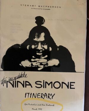 Lisa Simone Instagram - Pulled up in a cab and saw the marquee at the Sydney State Theatre advertising tomorrow night’s show. Mom still gets top billing - lol - of course!  She performed here in 1992 and I will do the same in a matter of hours. This theatre is a historical site and rightfully so. Check it out…..#sydney #statetheatre #ninasimone #legacy #celebration #australia #bigband #tomorrow