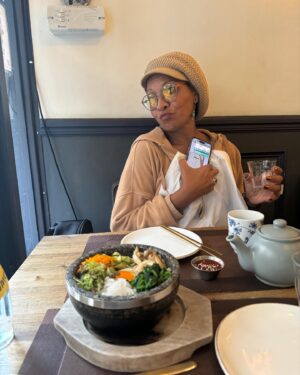 Lisa Simone Instagram - Greetings from London!!! Arrived yesterday. My show @cadoganhall on Monday, the 9th, is sold out; always a great feeling. This afternoon’s interview with @danielle__perry at the @jazzfmuk studio in soho officially started the day. While window shopping on Oxford Street my homegirl manager @chandramcqueen and I met some wonderful brothers  @blackchildpromotions selling books that educate and empower black historical figures. Feels good to be back in Europe. #london #oxfordstreet #jazzfm #soldout #concert #soho