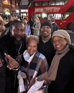 Lisa Simone Instagram - Greetings from London!!! Arrived yesterday. My show @cadoganhall on Monday, the 9th, is sold out; always a great feeling. This afternoon’s interview with @danielle__perry at the @jazzfmuk studio in soho officially started the day. While window shopping on Oxford Street my homegirl manager @chandramcqueen and I met some wonderful brothers  @blackchildpromotions selling books that educate and empower black historical figures. Feels good to be back in Europe. #london #oxfordstreet #jazzfm #soldout #concert #soho
