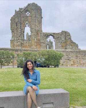 Lisha Chinnu Instagram - Whitby ☃️🤍 

Nestled on the East Cliff along the North Sea, this northern gem in the UK is nothing short of magical. 🌊🏰✨ 

#Whitby #lovethisplace #ukadventures #artistlife #northernbeauty #eastcliff #london #travelmonth