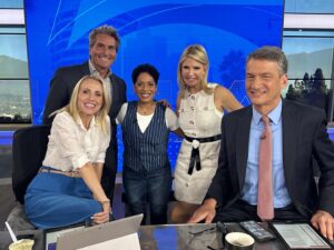 Liza Colón-Zayas Instagram - Thank you KTLA! #KTLA #THE BEAR