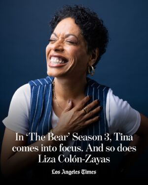 Liza Colón-Zayas Instagram - Though she’s just over 5 feet tall, Nuyorican actress Liza Colón-Zayas seemed smaller seated at the tabletop of @mofongosla, a family-run North Hollywood Puerto Rican eatery where The Times’ Yvonne Villarreal met her just before the third season premiere of #TheBear.

Unlike her character on @thebearfx, the no-nonsense cook Tina Marrero, @lizacolonzayas_lcz isn’t stingy or curt with her words and is more likely to insist you sample her order of mofongo de carne guisada than try to sabotage the cooking of your stock by turning up the flame to high heat. But much like her character, Colón-Zayas knows what it’s like to be in plain sight, putting in the work for years, hoping for the nexus of potential and opportunity.

With a nearly 30-year career, Colón-Zayas is an Off Broadway veteran. She’s performed on a string of television shows and films over the years, often in day-player roles but also in roles that tapped her range. Then came “The Bear,” @fxnetworks’ critical and audience darling, which has nabbed a slew of awards to back up the hype.

For two seasons, her character has simmered on the back burner — active and essential but not at a full boil just yet. As a new regime takes over at the Original Beef of Chicagoland following the death of its owner, Michael “Mikey” Berzatto (Jon Bernthal), Tina’s guard is up, resistant to the orders being slung at her by new, younger bosses. In time, she relaxes enough to see that change could be for the better — last season, she enrolled in culinary school and was promoted to sous chef.

“I get her,” Colón-Zayas says. “She’s on guard, like, ‘You’re walking into my territory.’ This is not just a job. This is a made family. Restaurants, old-school traditional ones, are shutting down all around us. She doesn’t know what the changes Carmy is trying to make will mean. And we’ve just lost a family member, Mikey.”

In the third season, Tina comes into focus. And so does Colón-Zayas.

The Times’ @villarrealy sits down with Colón-Zayas at the link in @latimes_entertainment’s bio.

🖊️ @villarrealy 
📸 @therealchristinahouse 
🎥 @ducassi 

#TheBear #TheBearFX #Comedy #Television #emmys