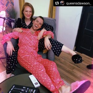 Lizze Gordon Instagram - Wait I like  @queensdawson_ pic better ... Just a couple a bitches living their best lives on today’s episode of @thesipofficial #freebritney #bootygate