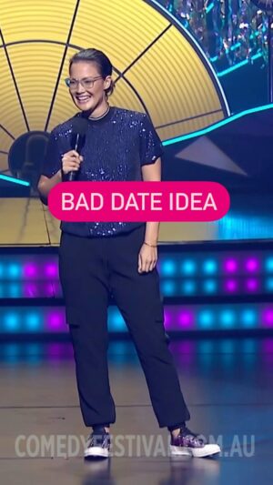 Lizzy Hoo Instagram - A clip from my first ever Melbourne Comedy Festival gala spot in 2021! I’m hosting this year’s big event which is crazy cool exciting and fun!  Melbourne Comedy Festival starts March 28 to April 21! Followed by Sydney and Brisbane. FYI I still hate any sort of escape room. Don’t invite me. 🙏