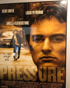 Lochlyn Munro Instagram - That time when Hal Cooper and Mr. Honey we’re just 2 young medical students waaayyyy in over their heads! 😎
LOL! Saw this hanging on a wall in a production office and brought back some fun memories, @actorkerrsmith !!! 👊🏼😜
#Pressure
@thecwriverdale