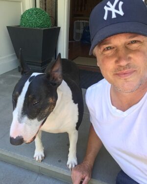 Lochlyn Munro Instagram - Had to say goodbye to this legend today. Feel blessed that he let me be his pal for 12 years. Gonna miss ya, Bud. 💔 
#Rocco
#FuckCancer