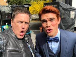 Lochlyn Munro Instagram - Happy Birthday to this little goofball! 😎😜
You’re good people @kjapa !!! 👊🏼