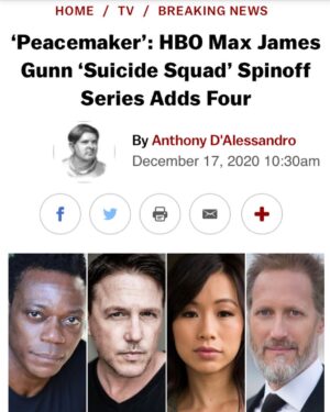Lochlyn Munro Instagram - I am beyond excited to announce that I will be playing Detective Larry Fitzgibbon in the new @hbomax series, “Peacemaker”. The cast is amazing, the writing staff is amazing, and with @jamesgunn as our captain, one would consider this a dream job! 😎
I can’t wait for you all to see this!!!