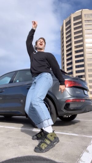 Lockhart Brownlie Instagram - Tasmania, you’ve got me twirling with delight! 🌀 Thanks to @audicentrehobart for the smooth ride. 🚘 #TassieFeels #TasmanianDanceExpo #NoPlaceLikeHome