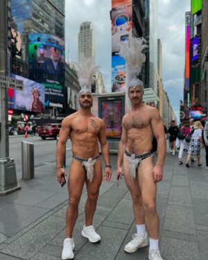 Lockhart Brownlie Instagram - BROLESQUE is spreading the word in Times Square! The weekly residency at Red Eye NY continues Wednesdays at 8pm- tickets available now @redeyetickets
