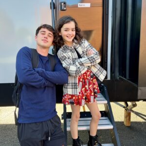 Logan Allen Instagram - 🎬 Just two 🐊Floridians shooting a show in 🍑Georgia that takes place in 🌴South Carolina.

Ella loves shoot days with her on-screen brother @itsloganallen 

Great stuff coming in season 4 🙌

#sweetmagnolias