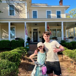 Logan Allen Instagram - 🏡 Recognize this house❓
The best part of working on a show is gaining new family. Ella’s two older TV brothers on @sweetmagnoliasnetflix are true gentlemen.

This is @itsloganallen who plays Kyle. He was kind enough to escort Ella to the On Set Gifts shop where Ella added her signature to the cast wall (see previous post.)

🙏🏼 Grateful for the blessing of working with great people on a great show 🫶

⬅️ Swipe for a flashback to Ella and Logan from season 3. 

FUN FACT: One beautiful afternoon when Ella was shooting her first outdoor scene at the Townsend house, we took a walk from basecamp to the town center. We came upon this pretty yellow house and recognized it as the house she’d be shooting at later that night.

#sweetmagnolias #pouritout #tvactors  #onset #tvfamily #covington #covingtonga #younghollywood #hollywoodsouth #tvactors #tvactor
