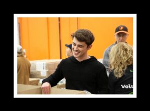 Logan Allen Instagram - April is National Volunteer Month and I joined @FeedingAmerica in volunteering at @ACFB to spread awareness of food insecurity. Every action―big or small―is one step closer to an America where no one is hungry. This #NationalVolunteerMonth, join the movement to end hunger by volunteering at www.feedingamerica.org/take-action/volunteer.