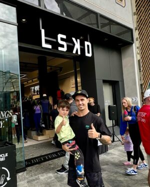 Logan Martin Instagram - Such an epic turn out for the opening of the Pac Fair @lskd store 🫡  Good work team, the new store is next level!!
