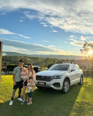 Logan Martin Instagram - Good weekend in the Touareg with the fam, thanks to @crickshighwayvolkswagen_ ! 
If your looking for a new car, there is currently lots of deals going on across the Cricks highway brand 💯