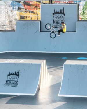 Logan Martin Instagram - Shredding in Shanghai. 😮‍💨

The men’s qualifying was extreme at the Olympic Qualifier Series. 🥵

@marcus_christopher_bikes leads the way with @dylanhessey & @loganmartinbmx close behind. 😮

1️⃣ Marcus Christopher 🇺🇸 | 89.07
2️⃣ Dylan Hessey 🇬🇧 | 87.29
3️⃣ Logan Martin 🇦🇺 | 86.83

Check out all the results at the link in our bio. ☝️

📸 @55naoking 

#OlympicQualifierSeries #RoadToParis2024