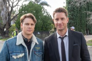 Logan Shroyer Instagram - Hopefully this picture foreshadows me directing @justinhartley in the near future. But in the meantime, tonight’s episode will blow you away. This guy’s work w/ @alexandrabreck is phenomenal and I’m proud of what everyone put into this episode. #teamsophie