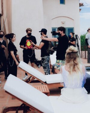 Logan Shroyer Instagram - Photo dump from this amazing project w/ my friends @theloveyouliv and @brennadamico who collaborated to make this dope song together. Link to the video is in either of their bios 👏🏼 

Shouts out to the incredible crew and to @barrykinyon and @nedfarr for this beautiful location. 

1st AD/Executive Producer: @nathangallie
2nd AD: @kylekennard
3rd AD: @kaydenhaas
DP: @danielcotroneo 
1st AC: @fbkamb
2nd AC/DIT: @visuals_bykev
Steadicam: @_mkross 
Gaffer: @zachtrout77
Key Grip: @zebracloak
VFX: @j_everett_owens 
Colorist: @sderlug 
BBG: @jakereardon14
BBE: @conorsoules
PA/Art Director: @a.rae.j
PA: @brooke_lena_johnson
PA: @brandonmtorres
PA: @torresbrian1
PA: @bayleegallie
Stylist: @luca__kingston
Stylist assist: @rockyetat
Brenna's HMU: @laurenbencomomua
Liv's HMU: @variasdesign
Movement Coach: @ivankoumaev
Associate producer: @tabiyusnah
Associate producer: @josephbcarlin
Cashier: @vonwilfong
Love interest: @itsreallyasher