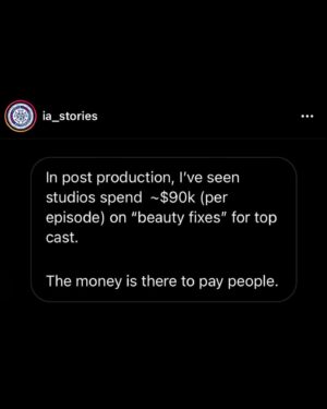 Logan Shroyer Instagram - For those who don’t know there are talks of a strike taking place from @iatse AKA most of the crew members on any given film or TV set (including post production, etc). @ia_stories has been amazing in helping me understand the level of unfairness and often brutal working conditions our crews, friends, and families endure. I urge everyone to read through some stories and support how you can. I like many others hope to see change soon. #iasolidarity