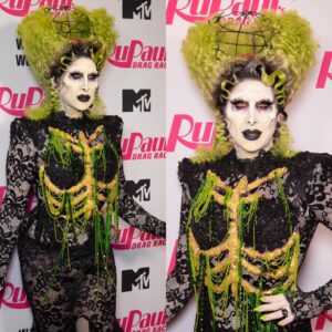 Loosey LaDuca Instagram - 🖤I DIED A LOCAL GIRL!? 🧟‍♀️ 

Makeup by @gagemunster 
Look by @rubenisazadesigner 
Hair by @anniehardt.wigs 
Pictures by @davidelaffe @welovequeens and @gettyimages