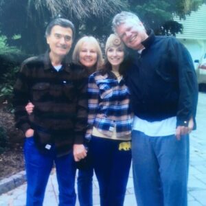 Lorene Scafaria Instagram - It’s been months and I still don’t have the words for this. Jimmy’s Dad went to wherever angels go. My uncle Dennis was the very best person. On Earth he was many things- a Brooklyn kid, a Merchant Marine, a high school teacher in London and on Guam, a chemical engineer, a cornerman for amateur boxing- but mostly he was Jimmy’s dad. The last 32 years were devoted entirely to his son’s around-the-clock care. Jimmy was born with an ultra-rare neurological disease called Alternating Hemiplegia of Childhood or AHC. “A one-in-a-million kid,” my uncle would say. And he is :) To see Dennis & Jimmy together was to get a front-row seat to true love- selfless, patient, dignifying, beautiful, warm, fun, unconditional love. The loss is simply immeasurable. Uncle Dennis was as good as it gets. He was a great listener and he loved people and wasn’t afraid to talk to strangers. And he was so cool. He talked reallll slowww and was the greatest storyteller. And the funniest in any room. You always knew where he was sitting by the sound of everyone around him laughing. He loved Korean films. He loved Norm’s Diner and Tiger’s Gym. And he could dance! Like really dance. He had incredible rhythm and such good taste in music and introduced me to my favorite songs. And we were pals. Real pals. I’m so grateful for the hours of in-depth conversations, the texts he would send that were so loving and genuine. All our adventures, Appalachia to Amsterdam. He was present. And he was the most authentic person. The absolute realest. And he loved coaching. He said it gave him such a sense of purpose and pride in his later years, helping fighters get better, building up their confidence, giving them the tools to protect themselves in the ring, just like he did with Jimmy. And me. He was a mentor and dear friend to so many, a big hearted baby brother and undyingly loving son. He had a hard life and the widest smile. He was one-in-a-million. And I loved him all my life. Rest In Peace, Cornerman. Thanks for all the songs. Say hi to Nanny & (Uncle) Joe & Cousin Donald & Little Lucky. I can hear them laughing now. You can find out more about AHC and donate at link in bio- ahckids.org.