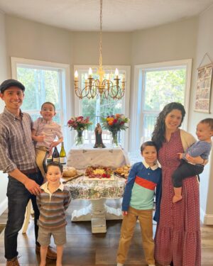 Lorenzo James Henrie Instagram - I love being Sicilian! Traditional St Joseph altar in honor of today’s st Joseph feast day! My Nonna told me about when she was a kid in Sicily how the entire town would come together and celebrate! 

Ite Ade Joseph! 

#stjosephsday #sicilian