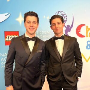 Lorenzo James Henrie Instagram - Children & Family 2022 Emmys! 

It was such an honor for our company Novo Media Group to be nominated for our TV series A Tale Dark & Grimm that we executive produced and created for Netflix! 

Thank you to all our partners and creatives on this project! 

Thank you to my friends @indochino for always making us look classy! 

#indochino