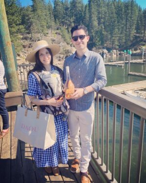 Lorenzo James Henrie Instagram - Happy and blessed Sunday everyone from my wife and I! We are obsessed with spring and being outdoors! Oh and it was made a bit more special from our @daouvineyards family sending us some goodies 🙏
