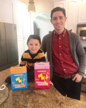 Lorenzo James Henrie Instagram - The verdict is in! Joseph LOVES and approves of @mavericksnacks! We’re always looking for non-gmo/ healthy snacks to give our boys and these crackers are that plus delicious! Y’all gotta get them! 

Thank you @patrickschwarzenegger @katherineschwarzenegger , Christina and Christopher! Amazing 

#healthysnacks