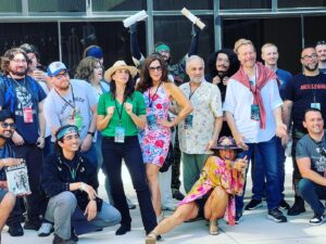 Lori Alan Instagram - WOW
Wow wow🤍
What an incredible experience at @mgscon celebrating the amazing Metal Gear Solid video franchise. 
The artists, my fellow voice actors in the game, the fans, the cosplay… Your name it, made it one of the most special events I’ve ever experienced. Being in community with this amazing group of people was such an honor! Thank you to the amazing Amanda Lemon who put it on and we will be going around the world to meet the most loyal and lovely fans ever. 
Metal Gear Solid Forever 🤍🤍🤍🐍🎙️