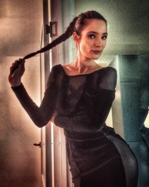Lorina Kamburova Instagram - In Dark mood today ♠️💣💥
Depeche mode in my mind🖤

"You'll stumble in my footsteps
Keep the same appointments I kept
If you try walking in my shoes..." 🎶

#blackmood #blackdress #femmefatale #blackcolor #depechemode #music #walkinginmyshoes
