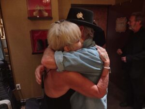 Lorrie Morgan Instagram - I was chatting backstage at the @opry last night with my good buddy, @larrygatlin ! He always has great information and insight.