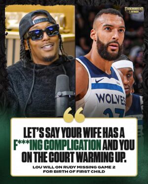 Lou Williams Instagram - Y’all hooping in a playoff game or catching your first child’s birth? 👀

New episode just dropped... tune in at the link in our bio 🔥