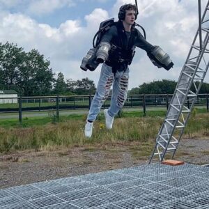 Louis Hynes Instagram - Back with @takeongravity to try to master the jet suit.  Thanks for another fantasticly futuristic day @richardmbrowning @paul_stronger @issakalfon 🚀🚀🚀