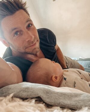 Louis Talpe Instagram - Phoenix 6 months old today, you are such a sweet kid, i love getting to know you and interact with you more and more each day 💙