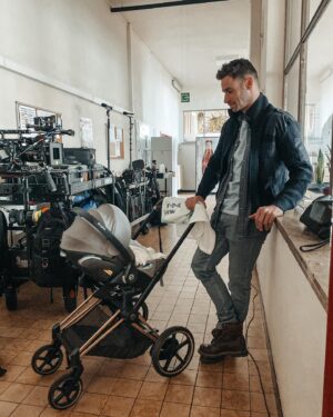 Louis Talpe Instagram - Bring ya kid to work day