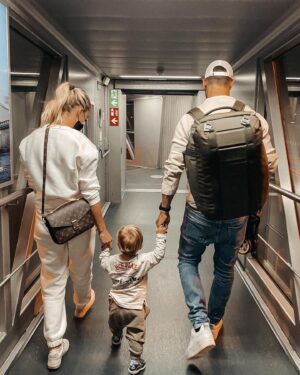 Louis Talpe Instagram - Family travels ❤️❤️💙💙. Cannot describe how proud en grateful i am when i look at how we are growing together @tiffanylingvannerus #familygoals #dbjourney