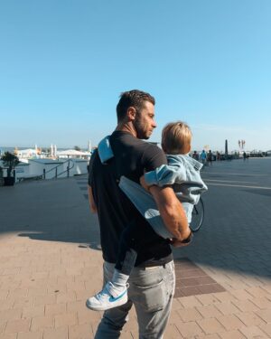 Louis Talpe Instagram - Stay small a little while longer, big little Lion man ♥️