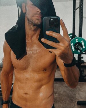 Louis Talpe Instagram - Middle-aged man. Trying to stay healthy and fit. Lifts too heavy weights. Runs too fast on the treadmill. 
Now has trouble walking up the stairs.