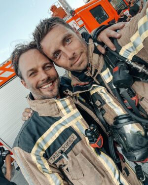 Louis Talpe Instagram - The tears were real.
Thanks to all of you that watched Onder Vuur. Massive respect to our crew, producers all my colleagues but mostly all firemen and women involved for pulling this off.. Big hug and see you next season 🔥