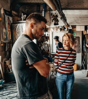 Louis Talpe Instagram - Things are getting more & more emotional in ep. 9 and 10 for these two.
Maaike and Orlando -ONDER VUUR- stay tuned 🔥🙏 tonight 20.40h @eenbe