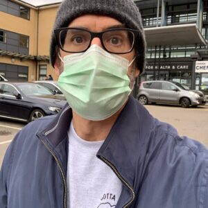 Louis Theroux Instagram - Jabbed and grateful! Thank you NHS! The doctors and nurses were saying that they are still keen to reassure people who are worried by conspiracy theories into not taking the vaccination. Come on people. Let’s do this. It’s the way back.