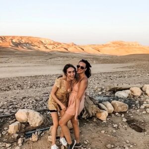 Louisa Erlich Instagram - From rafting on the Jordan River to nights out and beach days in Tel Aviv. Spending the night in the dessert at the Bedouin tents ( inside the treehouse…). Riding Frederick the camel. Hiking Masada at sunrise overlooking the Dead Sea. Seeing the Dome of the Rock and the Western Wall in Jerusalem. Falling off Segways (@camsings94). All of the laughter. The delicious falafel and pita. Sleepless nights. Dance parties. Exhaustion. And most of all meeting the most amazing new friends from both the US and Israel, while learning about such a spectacular, beauty country. Thank you Israel for the memories. I’ll be back soon!