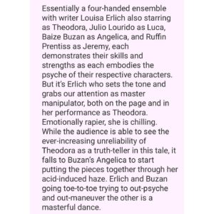 Louisa Erlich Instagram - Some critic reviews we’ve received about the film recently!